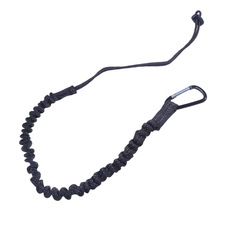 Professionelle Hohe Höhe Schutz Sicherheit Elastische Puffer Sling Gürtel Karabiner Haken Luft Arbeit Anti Fall Off Seil Schutz