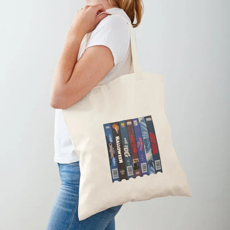 

John Carpenter Vhs Tote Bag custom fabric bag Canvas stote bag woman shopping Canvas
