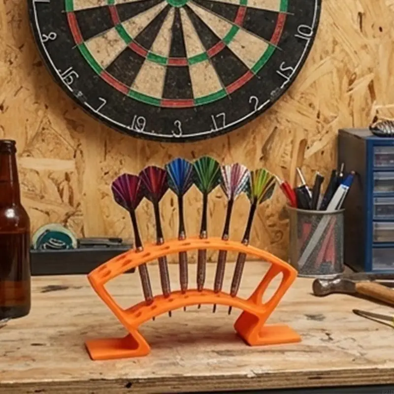  27 Slots Space Saving Darting Organizers Plastic Stand Replacement Large Capacity Darting Display Rack for Convenient Play
