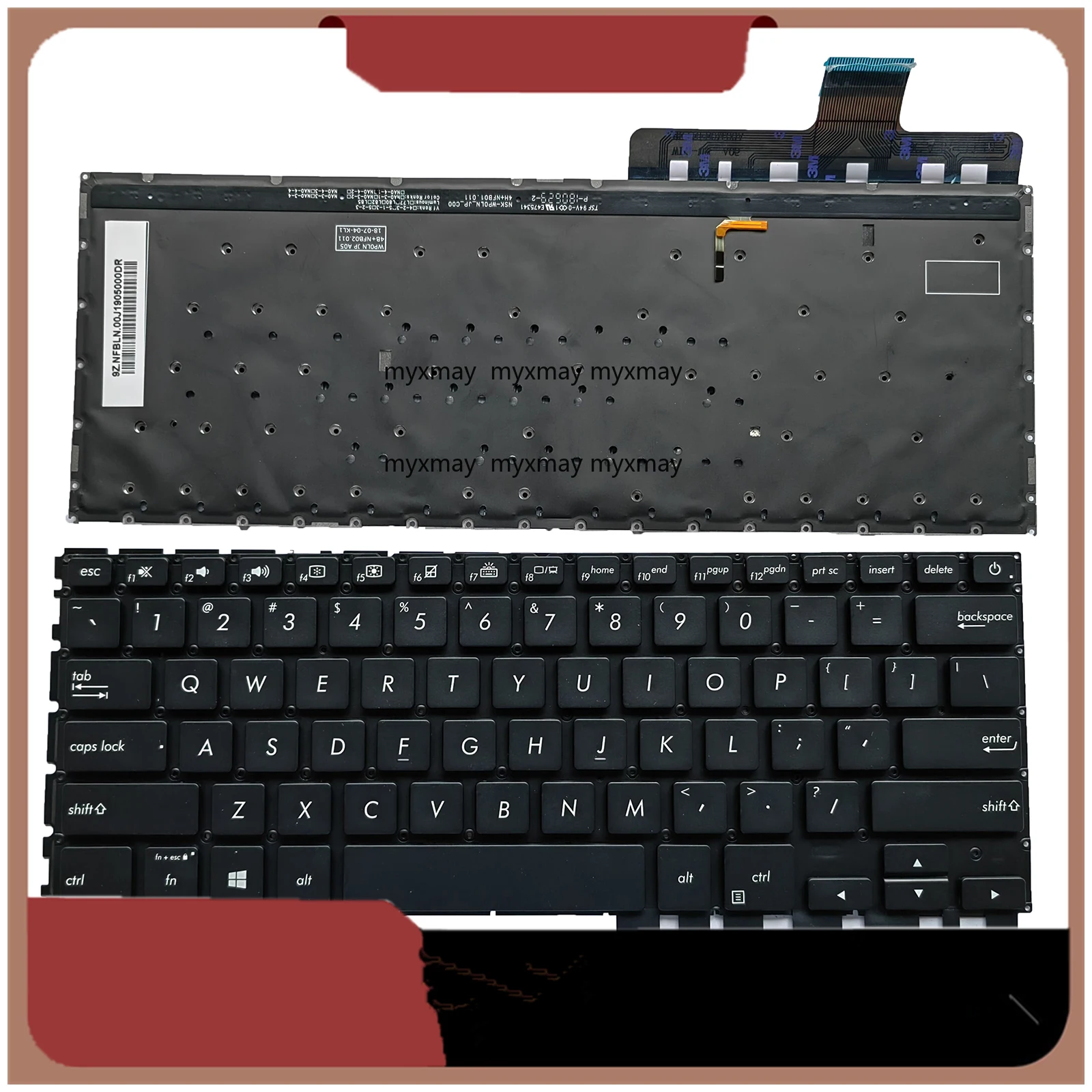 

US Laptop Keyboard for ASUS Pro 14 UX450 UX450F UX450FD UX450FDX 13N1-5SA0211