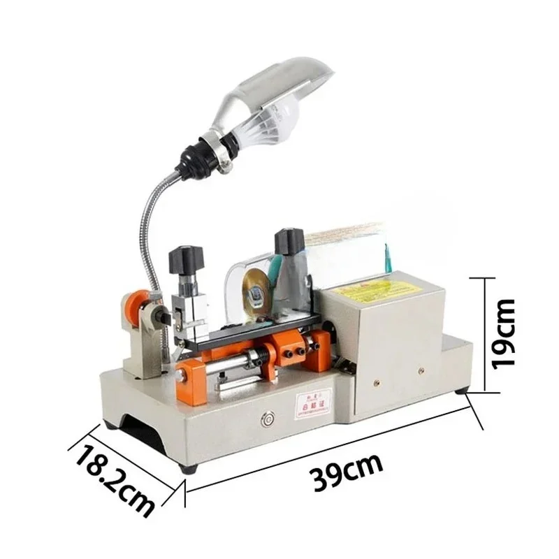 220V Horizontal Car Key Copying  Key Extended and Raised Fixture Remote Control Key Cutting Abloy Machine