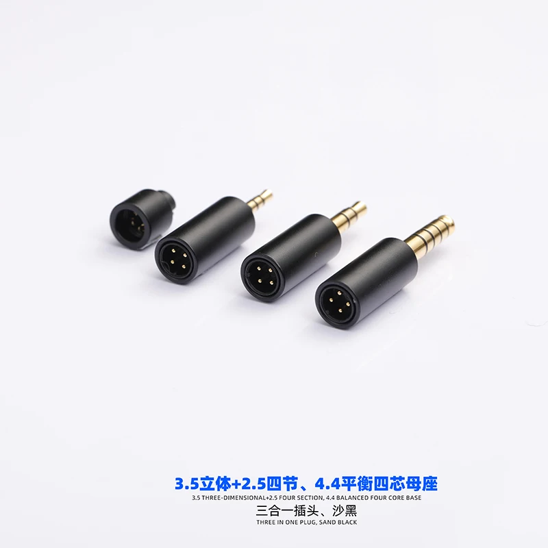 3.5mm metal 4.4mm 2.5 earphone upgrade cable DIY accessory wiring terminal