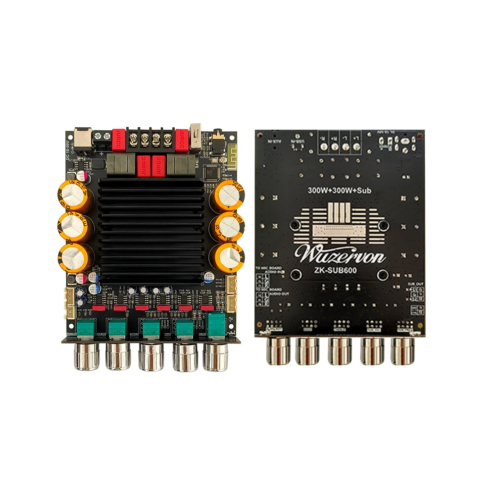 ZK-SUB600 BT Amplifier Board 18-50V TPA3255 2 Channel 300W+300W Audio Amplifier Board With Subwoofer Extension for Home Theater - Image 2