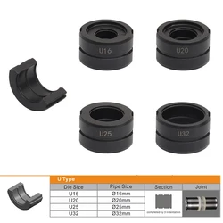 Matryca typu U do zaciskania rur Pex 16, 20, 25, 32mm obejma rurowa ciśnienia szczęki CW-1632 hydrauliczne szczęki zaciskowe