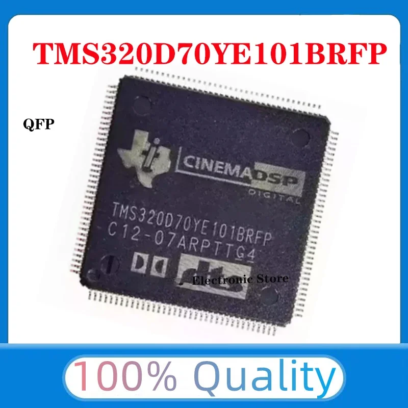 1PCS/LOT TMS320D70YE101BRFP TMS320D70YE TMS320D New And Original QFP-144 IC Chipset