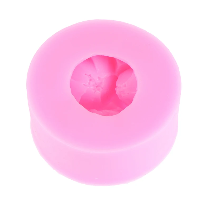 Silicone Cake Mold Chocolate Soap Making Tools Candle Mould Embossed Flower Bloom Aromatherapy Candy Handmade Wedding Decor