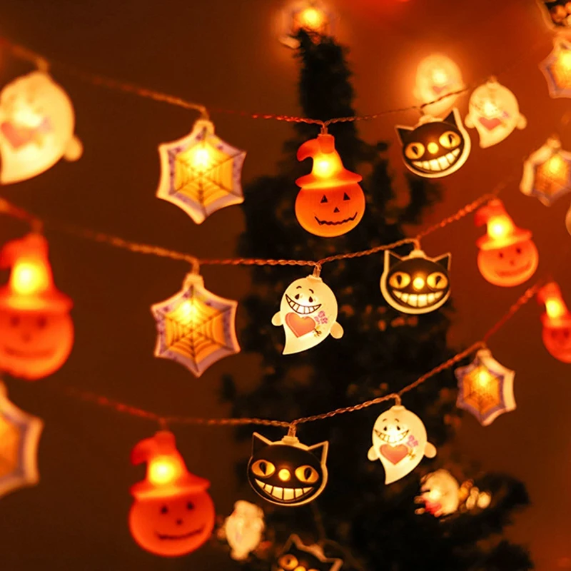 LED String Light Outdoor Halloween String Lights Holiday Lighting Decor Hanging Decor Scene Arrangement