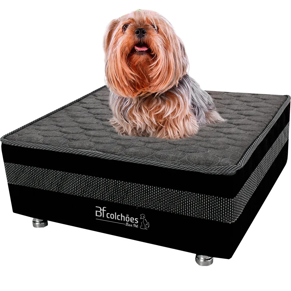 Pet Bed Box With White Waterproof Sheet For Dogs and Cats 60x60x24cm-Pet Walk-BF Mattress