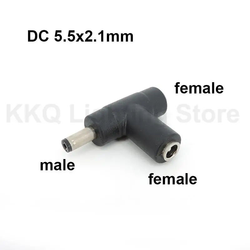 3way DC Power Adapter 5.5X2.1MM 1 male to 2 Female to Male jack plug 5.5x2.1 connector splitter 5521 Jack cable converter k