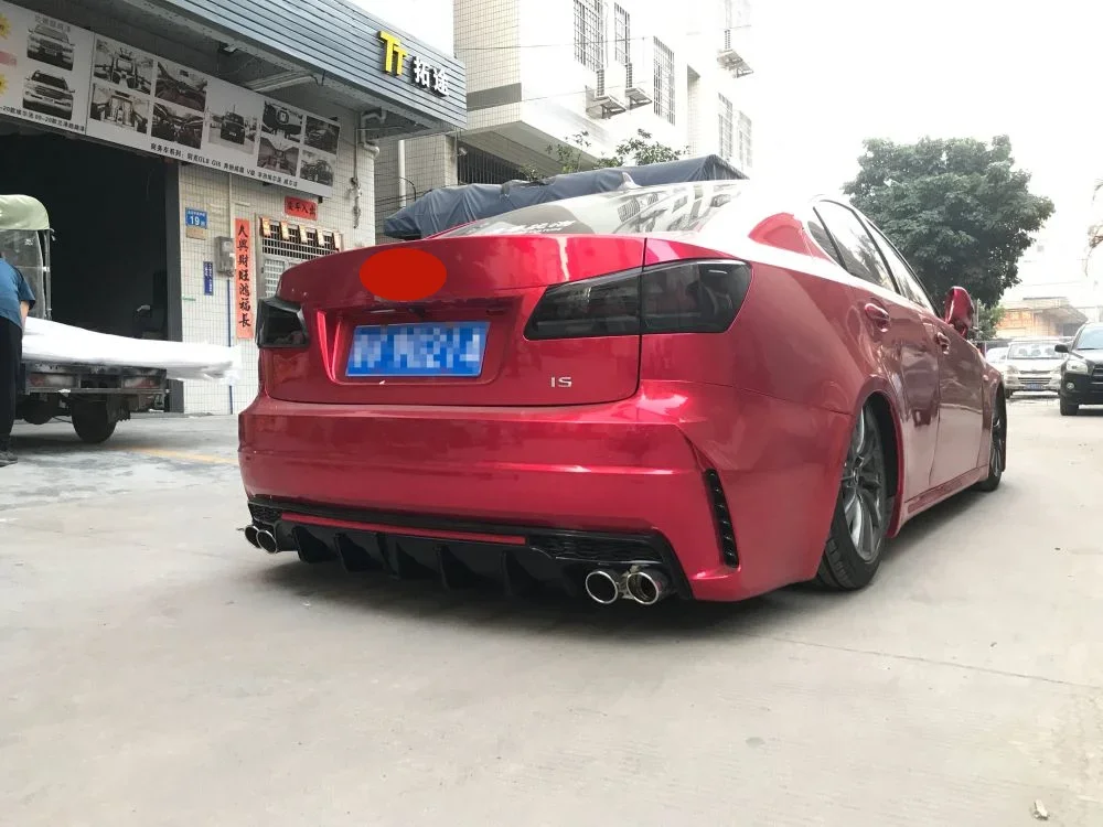 Car Rear Bumper for LEXUS IS2500 IS300 2005-2012 Body kit update 2021+  Lip