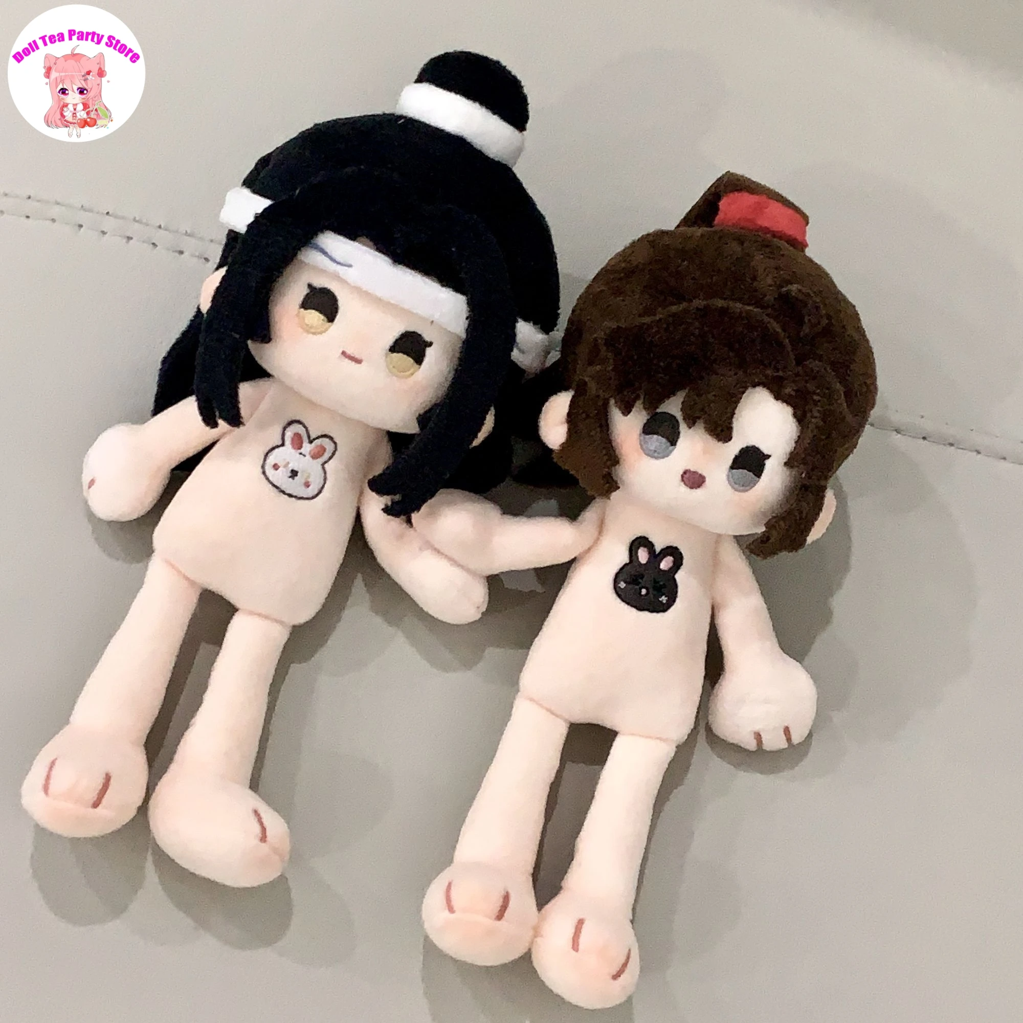 

Mo Dao Zu Shi Wei Wuxian Lan Wangji 15cm Plush Cotton Doll Chuichui Body Toys Anime Decoration Cosplay Gift