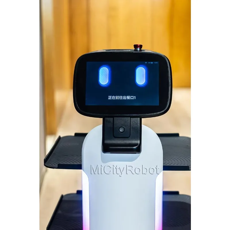 Catering Hotel Serving Food Waiter Human Restaurant Service Delivery Humanoid Intelligent Robot for Sale - Image 2