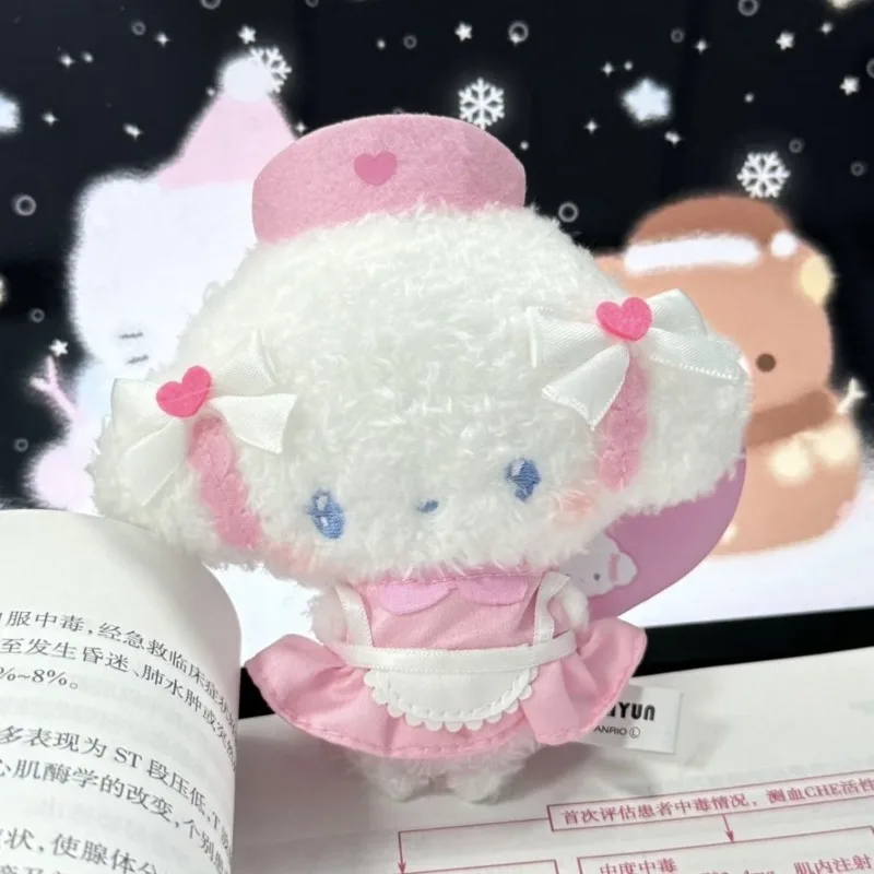 kawaii سانريوس Cogimyun ألعاب من نسيج مخملي مرحبا كيتي المفاتيح لطيف القوس لينة محشوة ملحقات لعبة حقيبة قلادة أفخم قلادة فتاة هدية