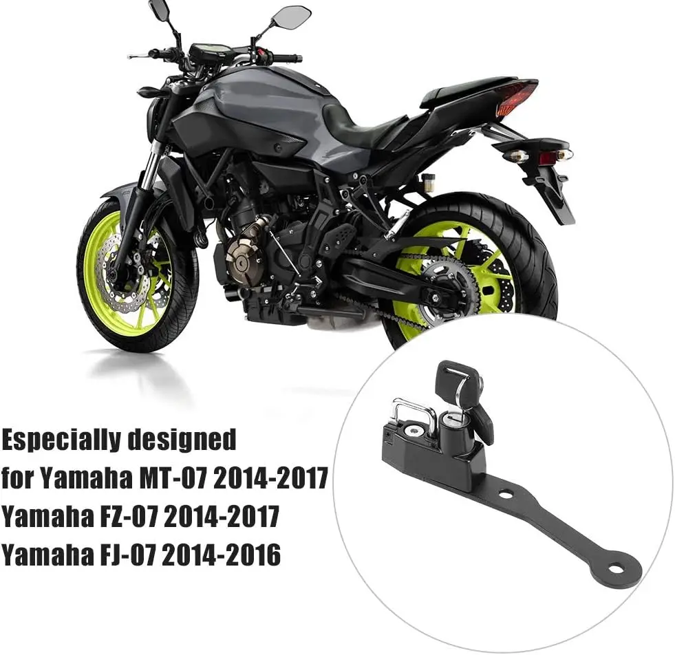 Motorrad Anti-Diebstahl-Helms chloss linke Seite passt für cbr400r cbr500r cb500f Autozubehör