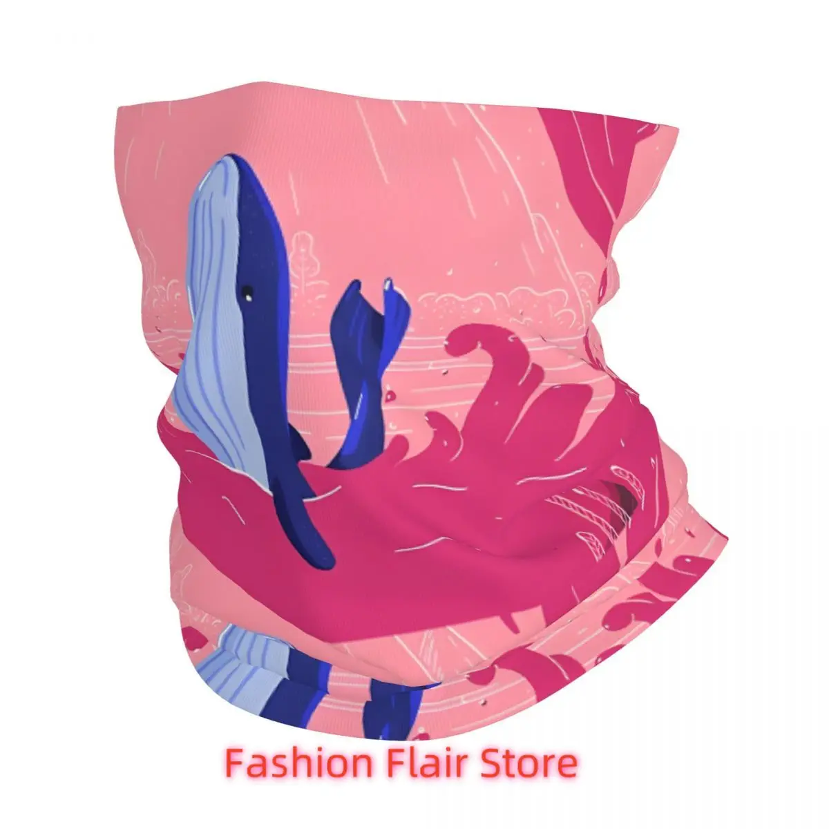 

Китовый коврик для ванной, повязка на голову, велосипедный шарф-труба, бандана, гетры, всесезонные, унисекс