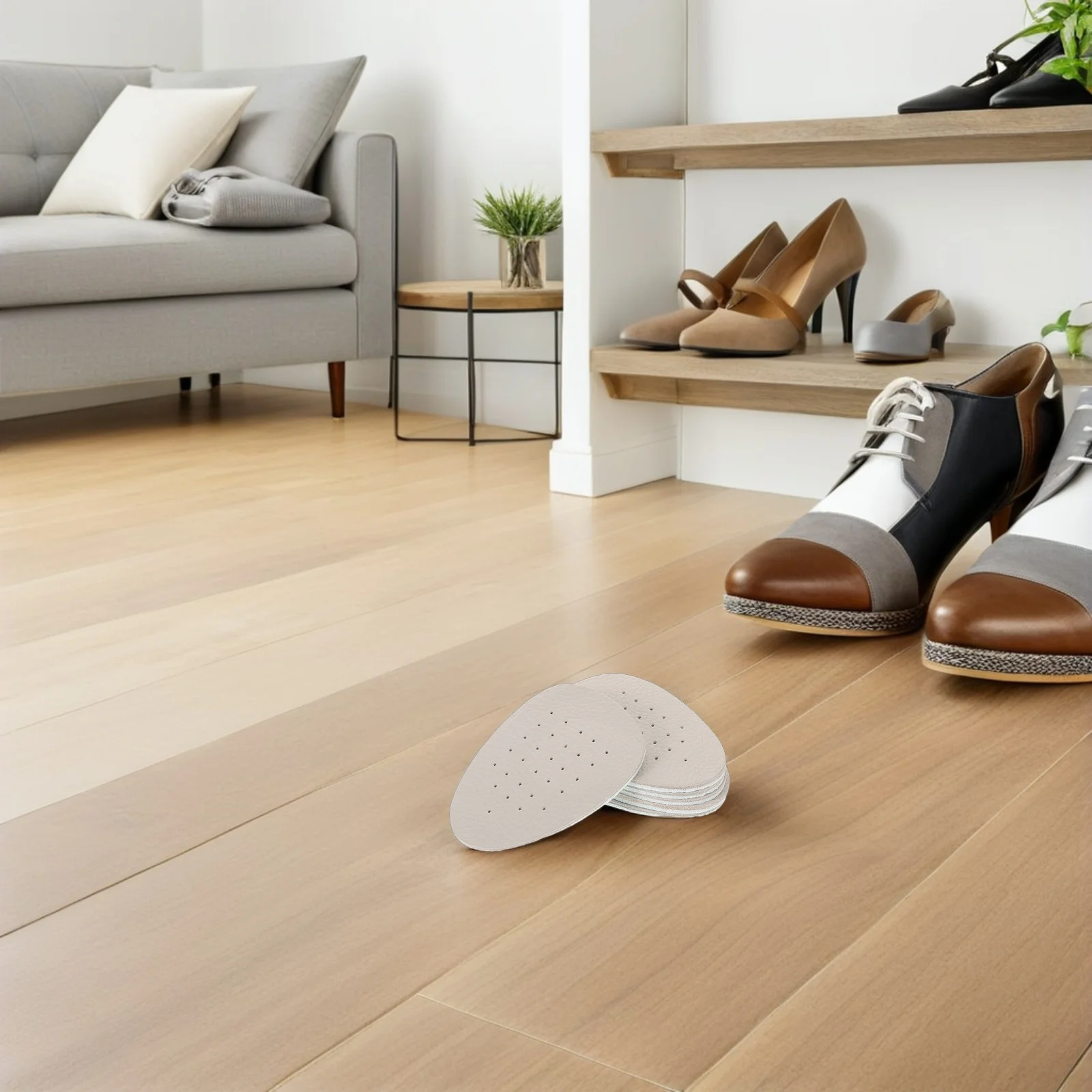 

10Pairs High Heel Insoles PU Breathable Latex Cushion Anti Slip Inserts for Women Comfort Pads High Heel Insoles