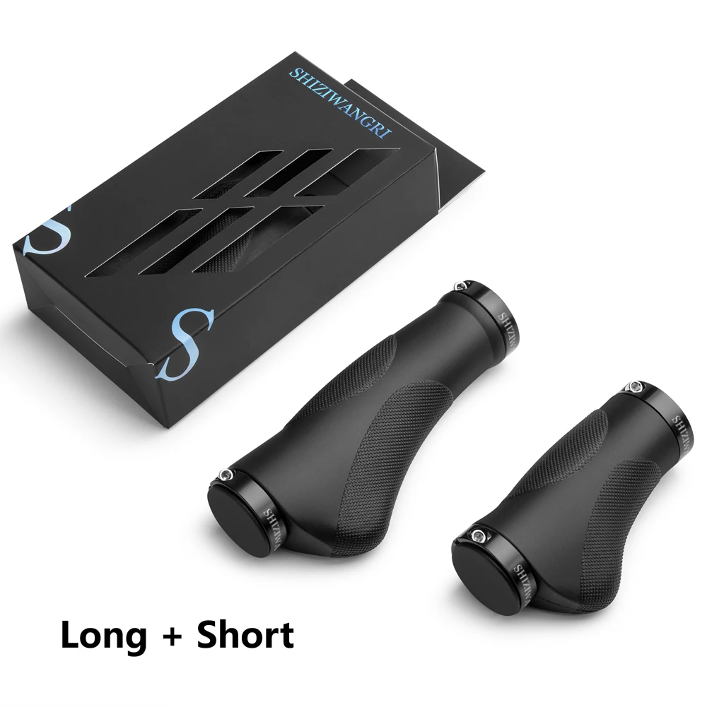 SHIZIWANGRI poignées de vélo en caoutchouc TPR confortable pour vélos à vitesse Variable Scooter vtt doux cyclisme poignée barre couverture fin antidérapant