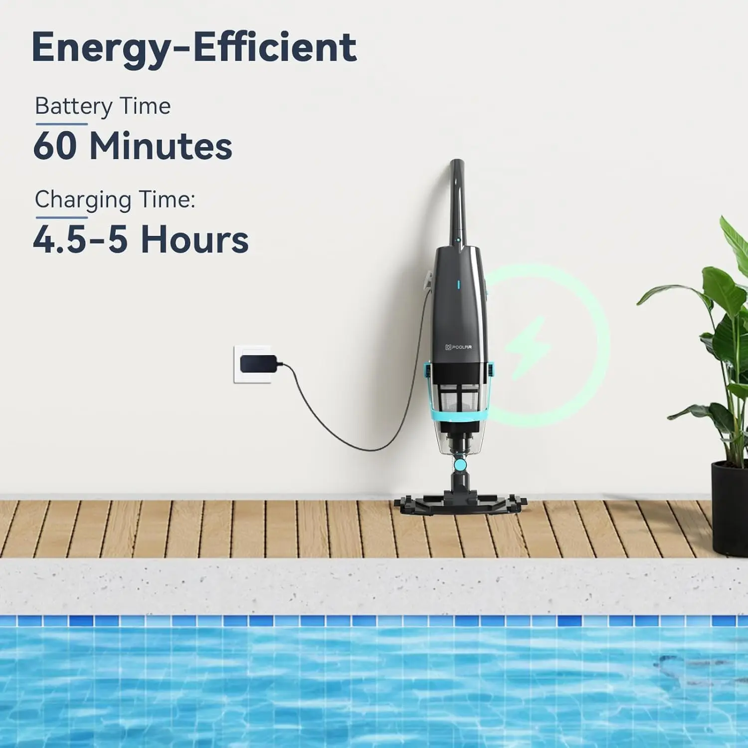 

Handheld Pool Vacuum Rechargeable Pool Cleaner For Above Ground Pools Spas Hot Tubs