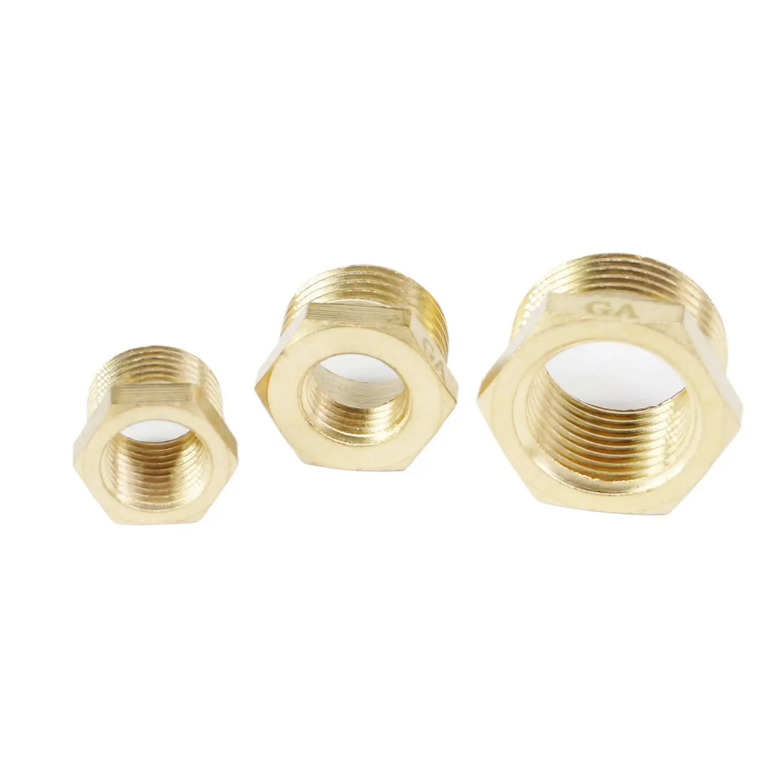 

Reducing 1-1/4" 1-1/2" 2" BSP Male-Female Brass Reducer Adapter Fitting Gas Air Water Fuel