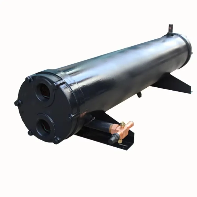 2026-Efficiency Shell and Tube Condenser Heat Exchanger Titanium Water Chiller Unit Use