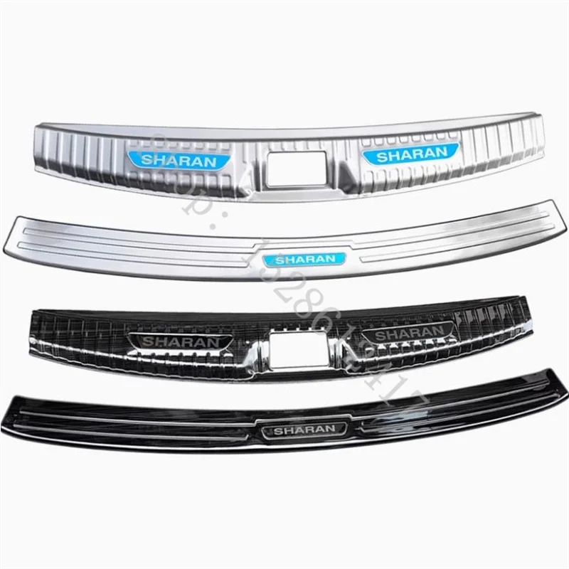 For VW/Volkswagen Sharan 2012 2013 2014~2020 bumper protector step panel boot cover sill plate trunk trim Car Accessories