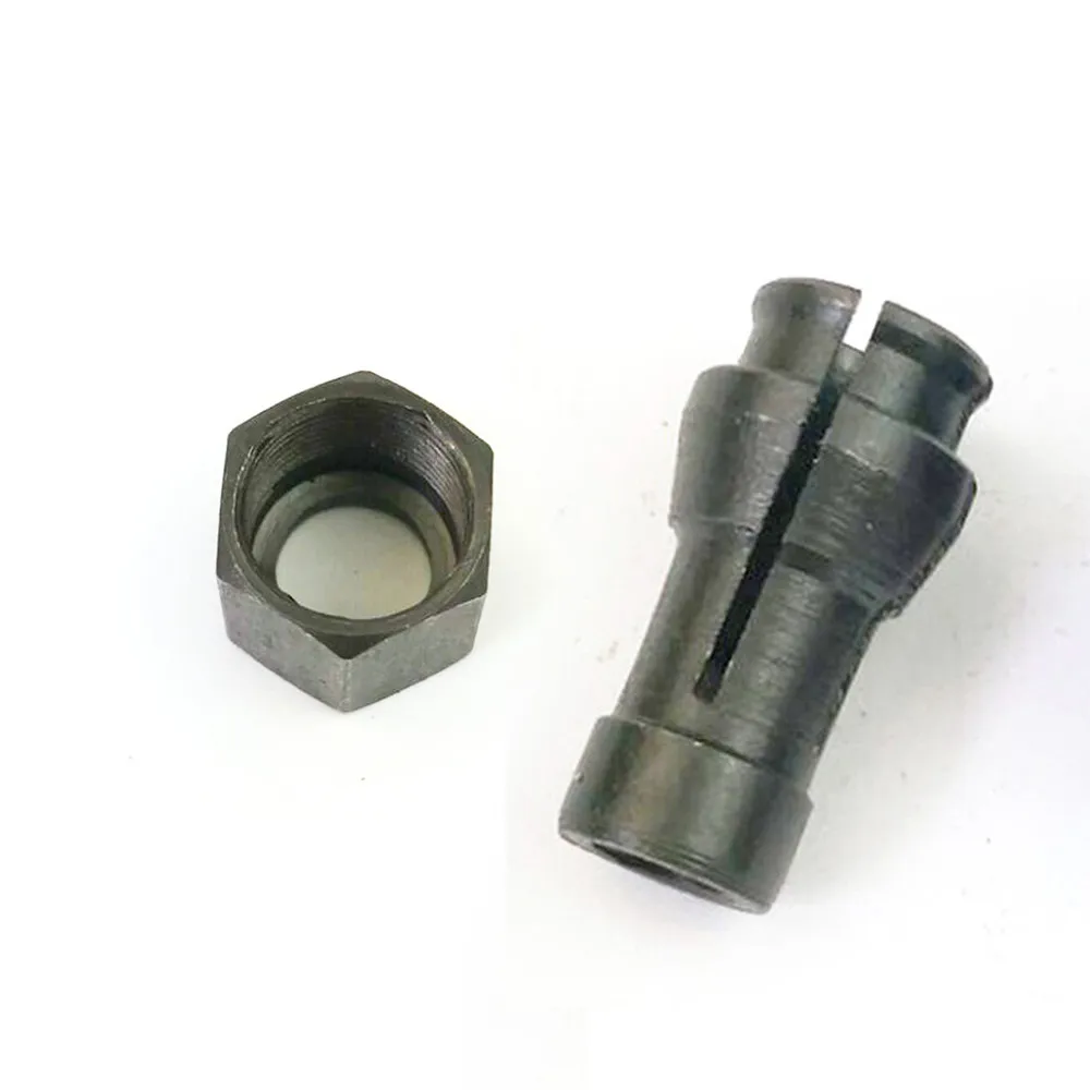 High Quality Practical Useful Chuck Gray Nut Parts Power Replacement Silver 25.3* 10.8mm 6mm Accessories Chuck