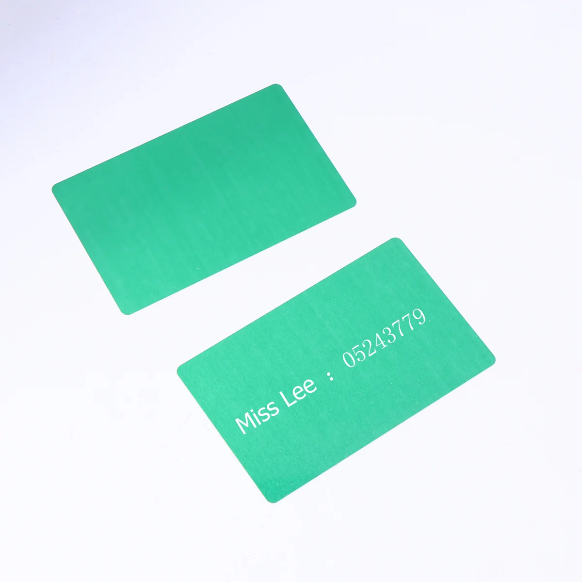 50 قطعة بطاقات الأعمال المعدنية الألومنيوم فارغة DIY بها بنفسك النقش شعار مخصص طباعة بطاقة الاسم اللوازم المكتبية