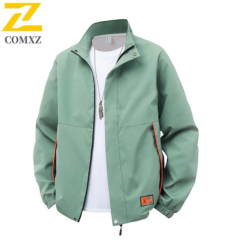 

​ Мужская повседневная куртка с капюшоном в горном стиле для спорта на открытом воздухе, весна-осень, легкая дышащая куртка для пеших прогулок, кемпинга ​ Ветровка