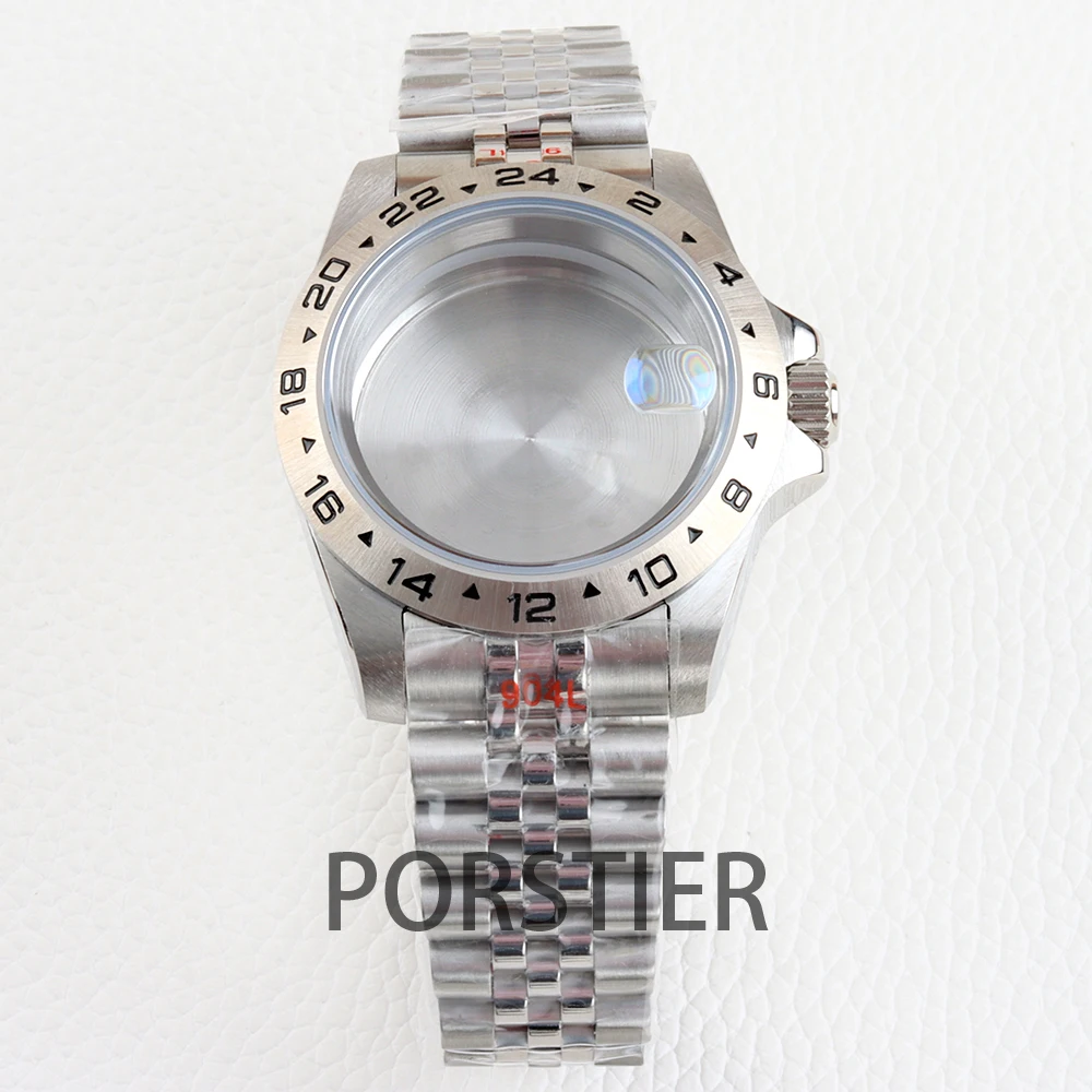 39mm Nh35 Case Waterprof for Explorer NH34 NH35 NH36 NH38 Sapphire Glass Movement 28.5mm Dial Jubilee/Oyster Strap Watch Case