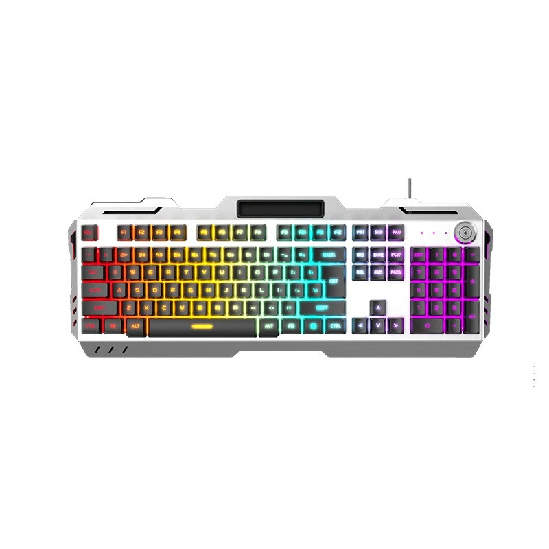 Keyboard, mouse set, earphone three-piece set, wired game e-sports office luminous computer