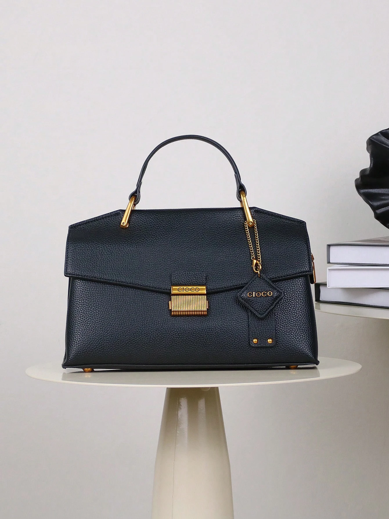 2026 Neue Retro Blaue Schlangenförmige Hochwertige Handtasche Mode Luxus-Handtasche Leichtgewichtige Große Kapazität Einschulter-Messenger-Tasche – Detail 5
