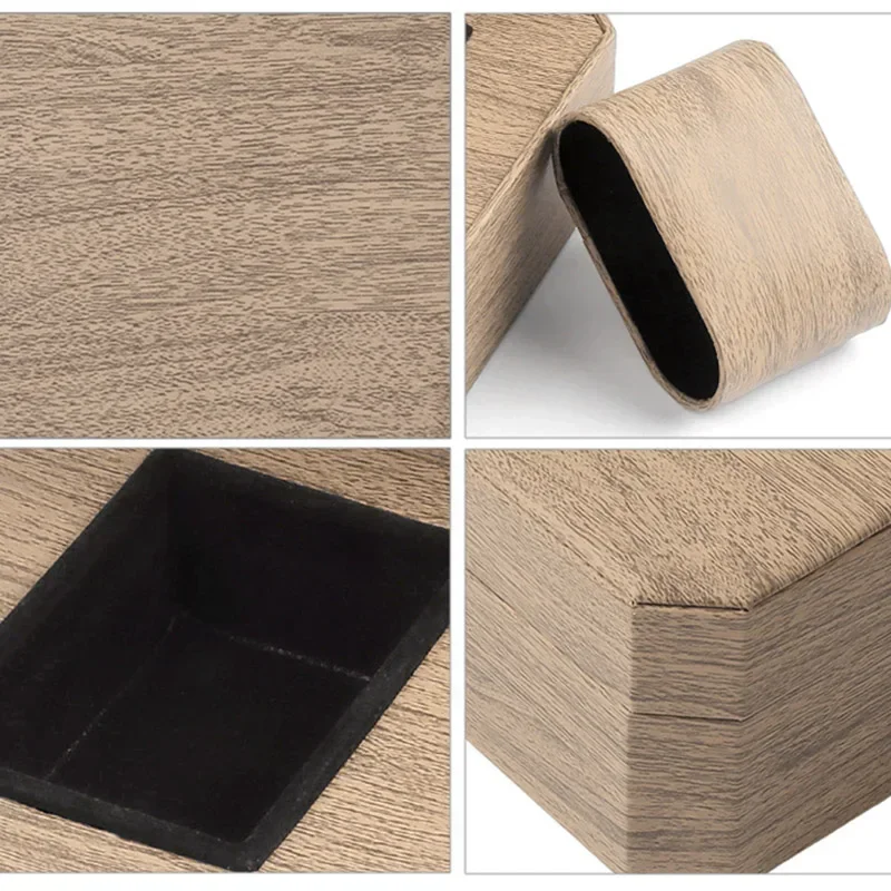 علبة عرض ساعة واحدة للرجال ، صندوق تخزين الساعات ، حامل ساعة اليد ، منظم مجوهرات السفر ، هدية ، بو