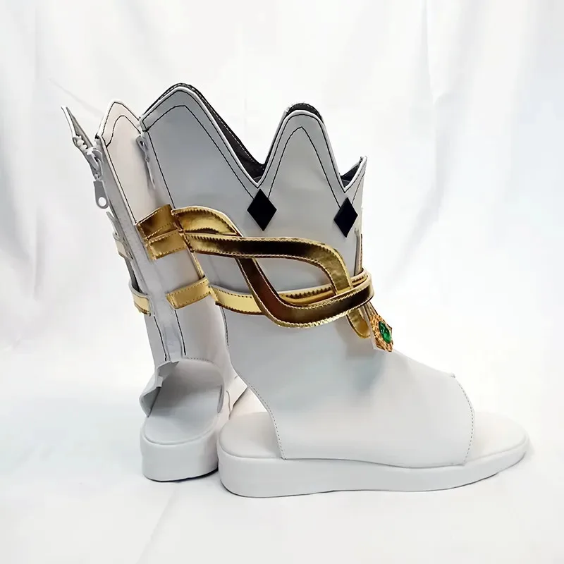 Anime Spiel Cosplay Stiefel Genshin Impact Sumeru Nahida Lesser Lord Kusanali Schuhe Halloween Zubehör Nach Maß 6;d'3,