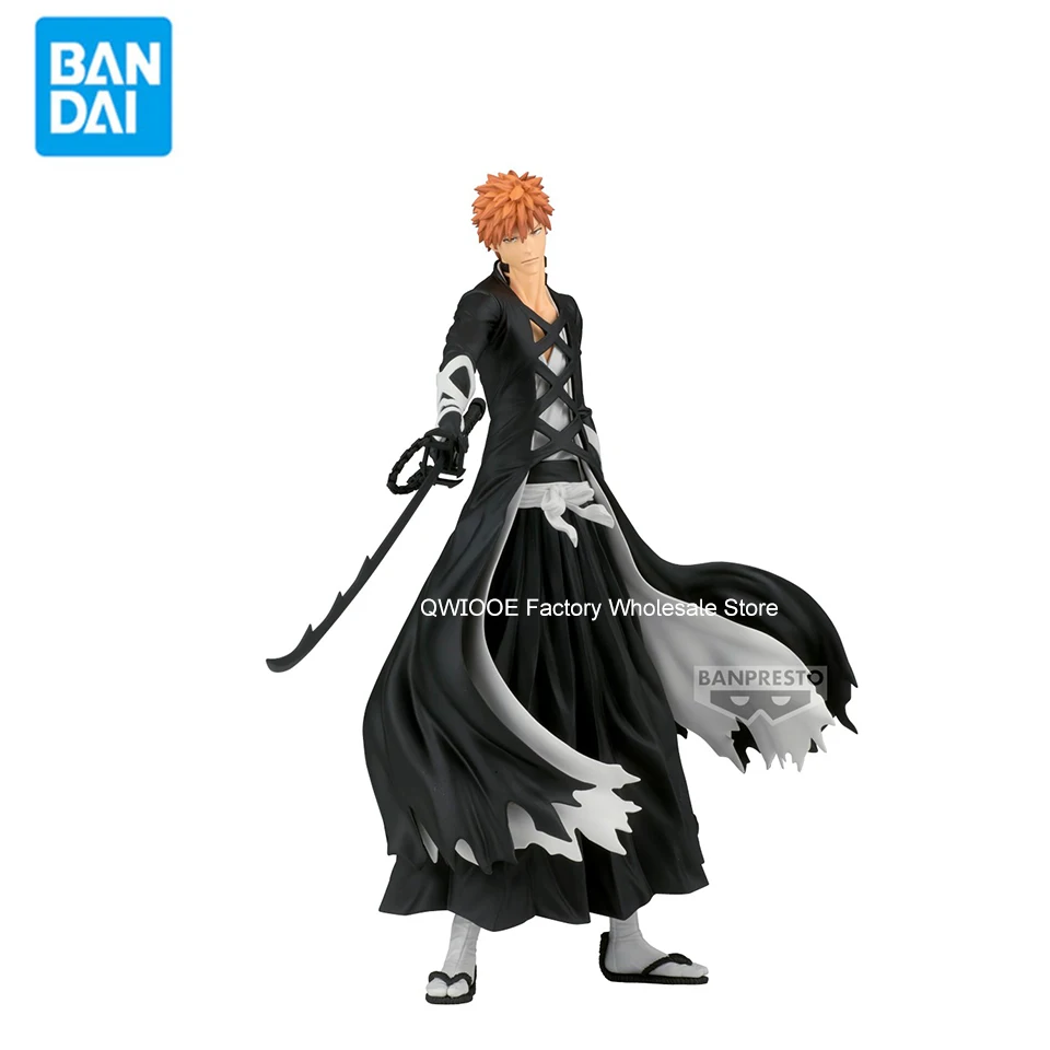 Original Genuine Banpresto Bleach Maximatic 25cm Kurosaki Ichigo PVC Statue Collection Model Toys For Children Gifts QWIOOE