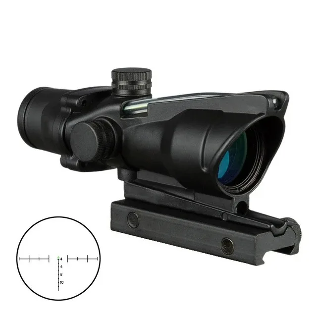 Bestsight 4X32 Jagd Zielfernrohr Echte Faser Optik Grenn Red Dot Beleuchtet Geätzt Absehen Taktische Optische Anblick 6
