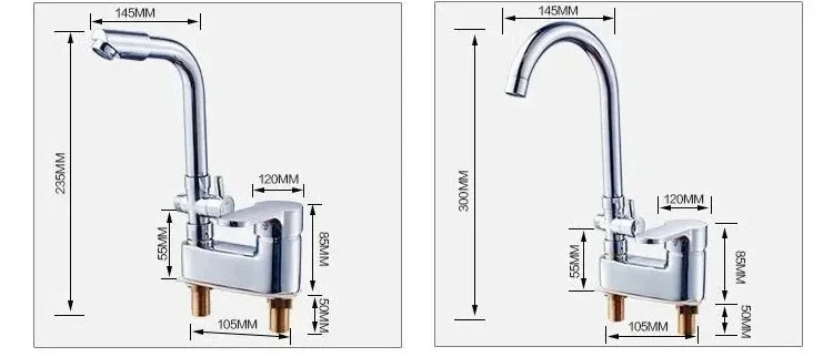 Multifunktionaler Waschtischhahn, Badezimmer-Mischbatterie, Aufsatz-Waschbeckenarmatur für den Haushalt, Warm- und Kaltwassermischventil – Detail 6