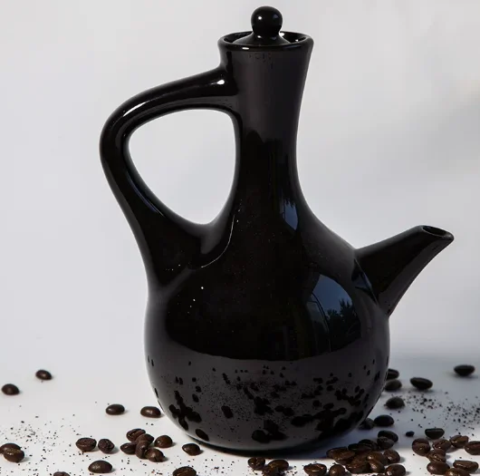 # Hot Ethiopian Traditional Coffee Pot (Pattern) Customized Edition Hot Sales White