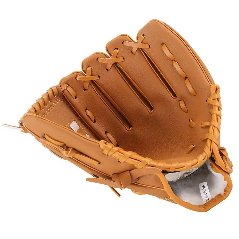 1Pcs Outdoor Sport Baseball Glove Baseball Training Practice Equipment Batting Gloves 10.5inch PU Leather view 2