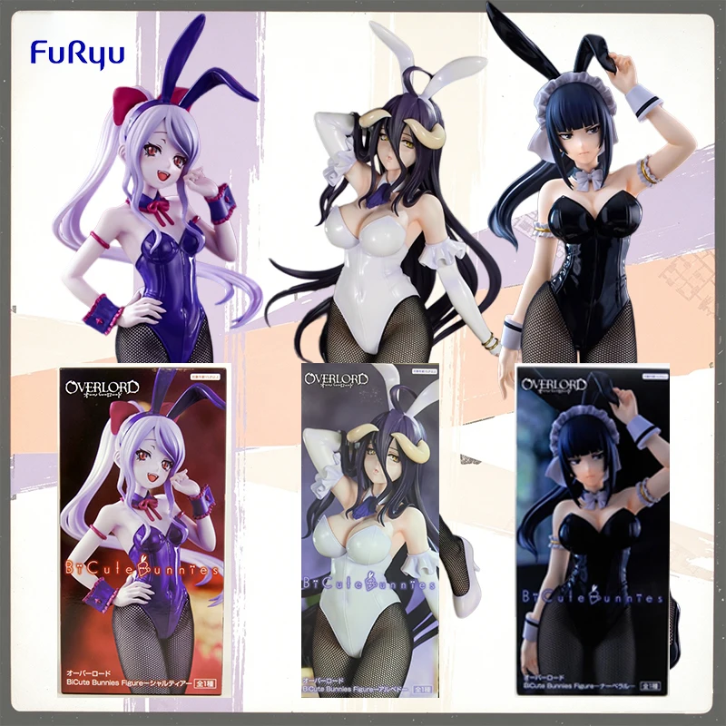 

Original FuRyu BiCute Bunnies OVERLORD narberal shalltear albedo Figure Anime Modle Toys In stock