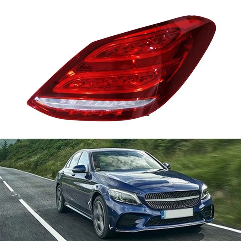 A2059060457 luz trasera derecha, señal de giro, luz de freno automática para mercedes-benz Clase C W205 2014-2017