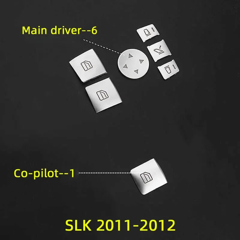 For Mercedes Benz SLK R172 SLK200 SLK250 SLK350,Center Console CD Number Multimedia ON Switch Steering Wheel Lift Window Button