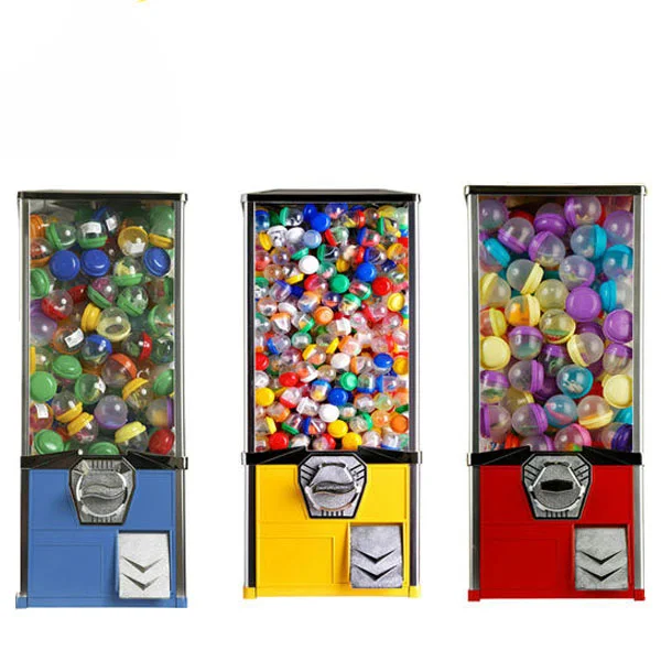 For 20 inch height big ball capsule vending machine for dispensing two- inch capsules