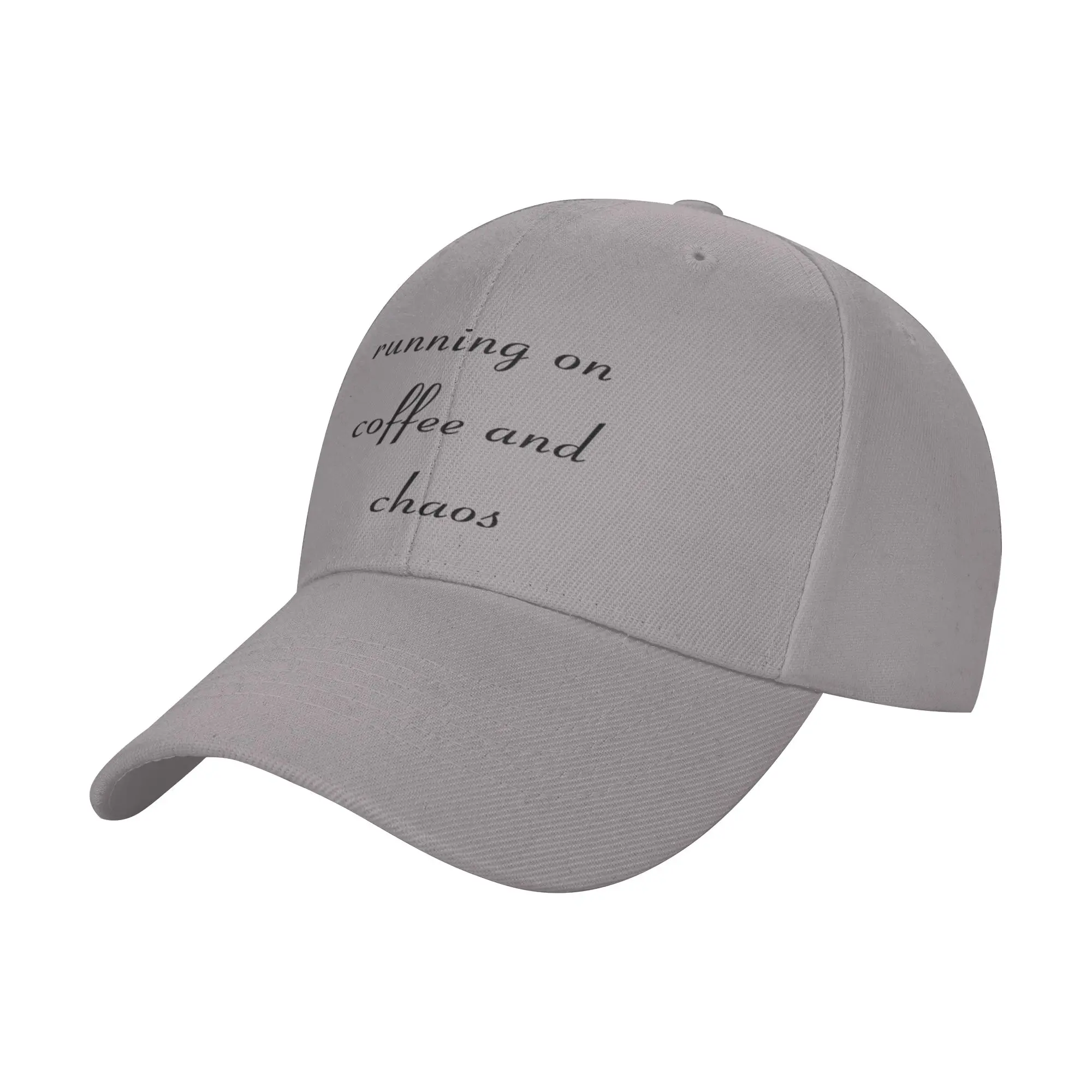Hot Sale Running on coffee and chaos funny Baseball Cap  Breathable Men's Cap  Camping Men's Cap