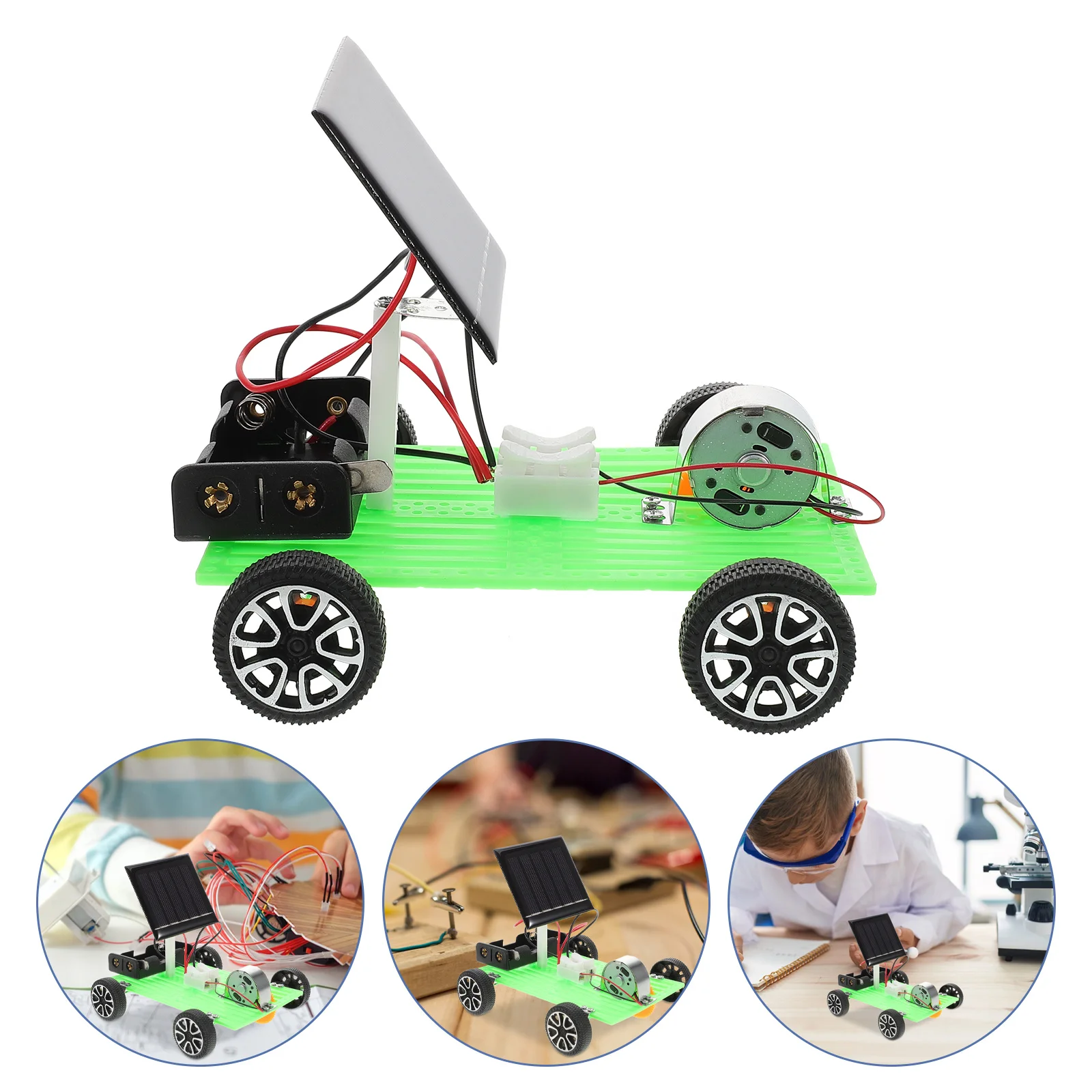 

Diy For Powered Vehicle Educational Assembly Stem Portable Assemble Car Solar Toy Car Experiment Solar
