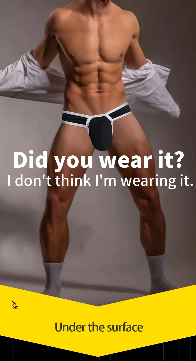 Herren-Unterhose aus Modal mit 3D-Tasche, sportlich, atmungsaktiv, hautfreundlich, weiche Unterwäsche, hochelastische Unterhose für den täglichen Gebrauch – Detail 1