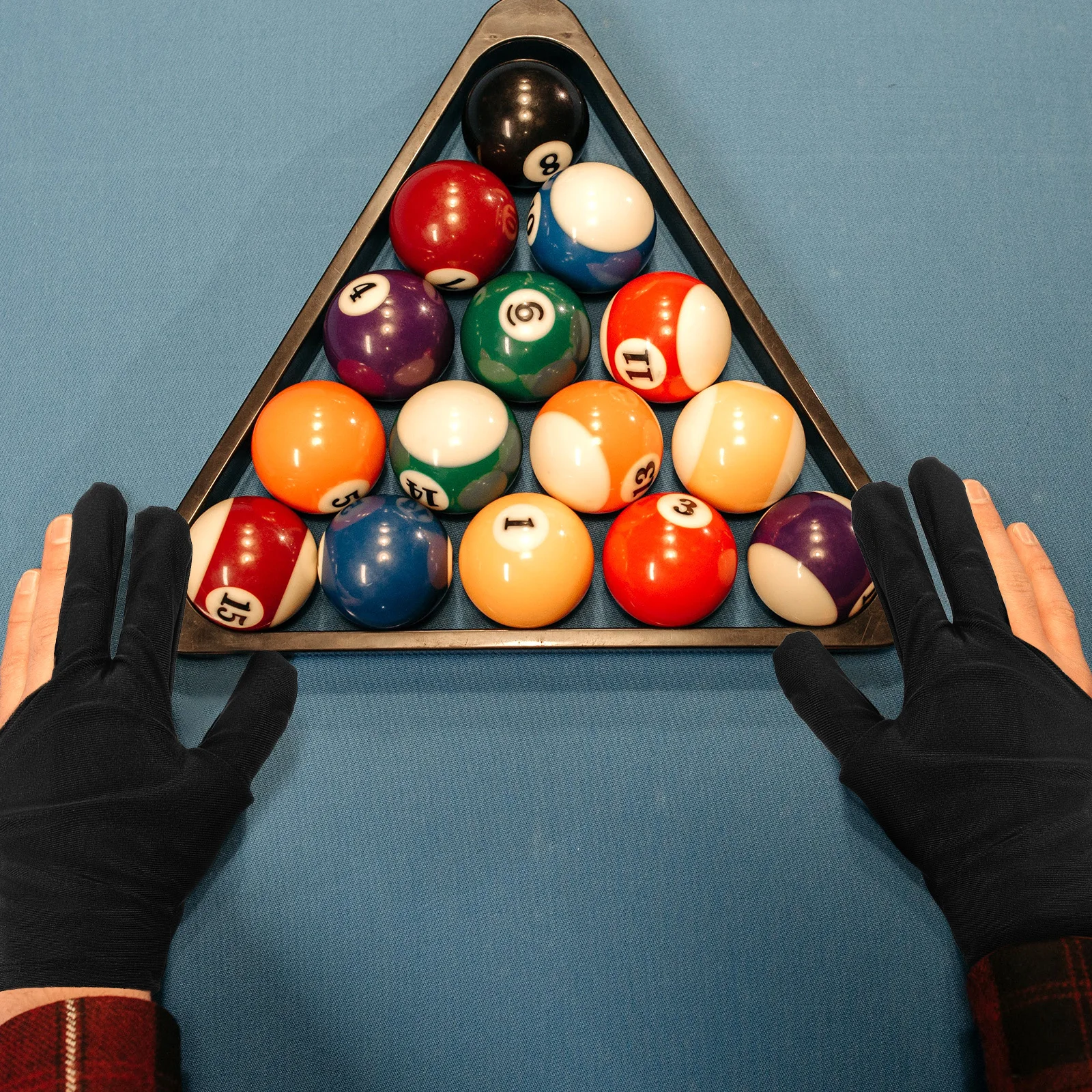 

4Pairs Breathable Billiard Gloves Elastic Sports Snooker Cue Gloves Washable Quick-Dry Protective Comfortable Snooker Glove