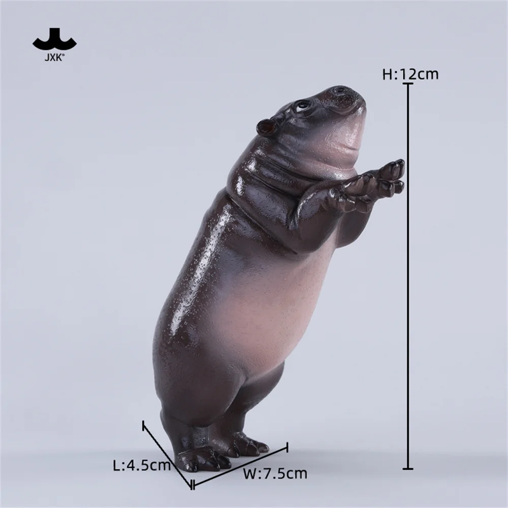 JXK JXK279 JXK283 1/6 Scence Accessories Simulated MooDeng 6.0 Baby Hippo by the Wall Model for 12