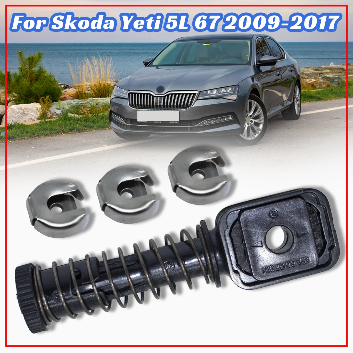 

For Skoda Yeti 5L 67 2009-2017 Bowden Gear Cable Catch Shifter Lever End Selector Shaft Rod Shifting Linkage Manual Adjuster Car