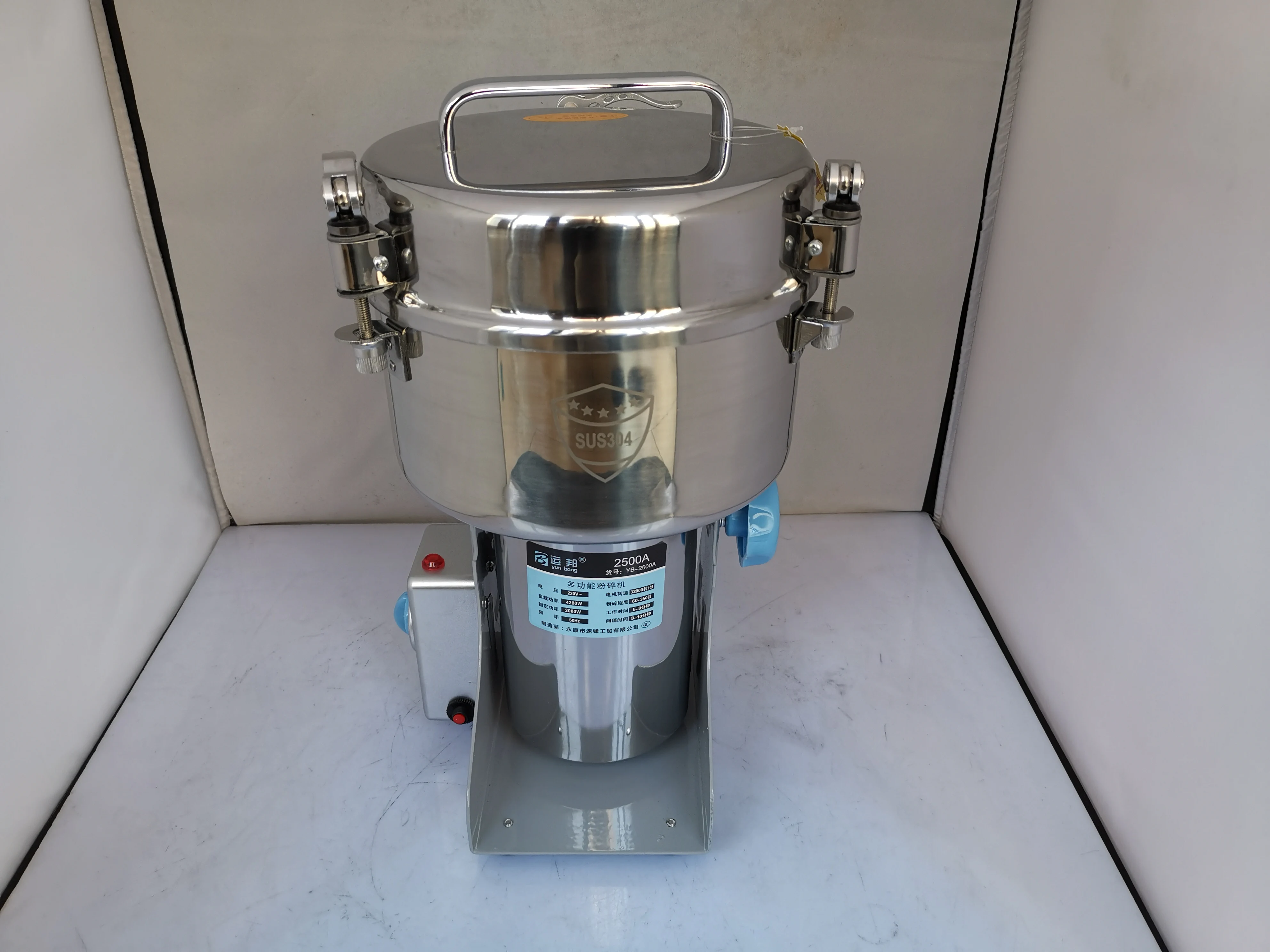 2500g High-speed Electric Grains Spices grinder, Chinese medicine Cereals Coffee Dry Food powder crusher  Mill Grinding Machine