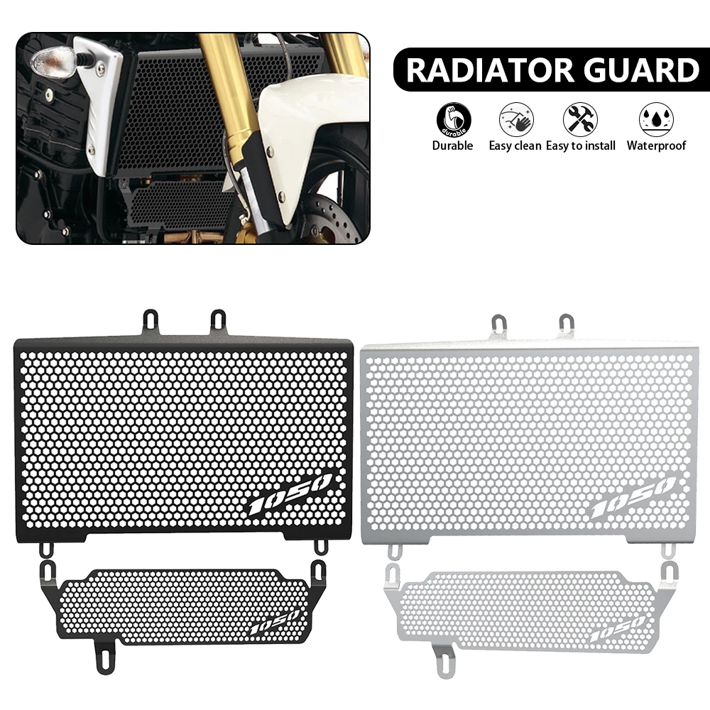 

Motorcycle Accessories Radiator Grille Guard Cover For Speed Triple 1050 2005 2006 2007 2008 2009 2010 Oil Cooler Protection